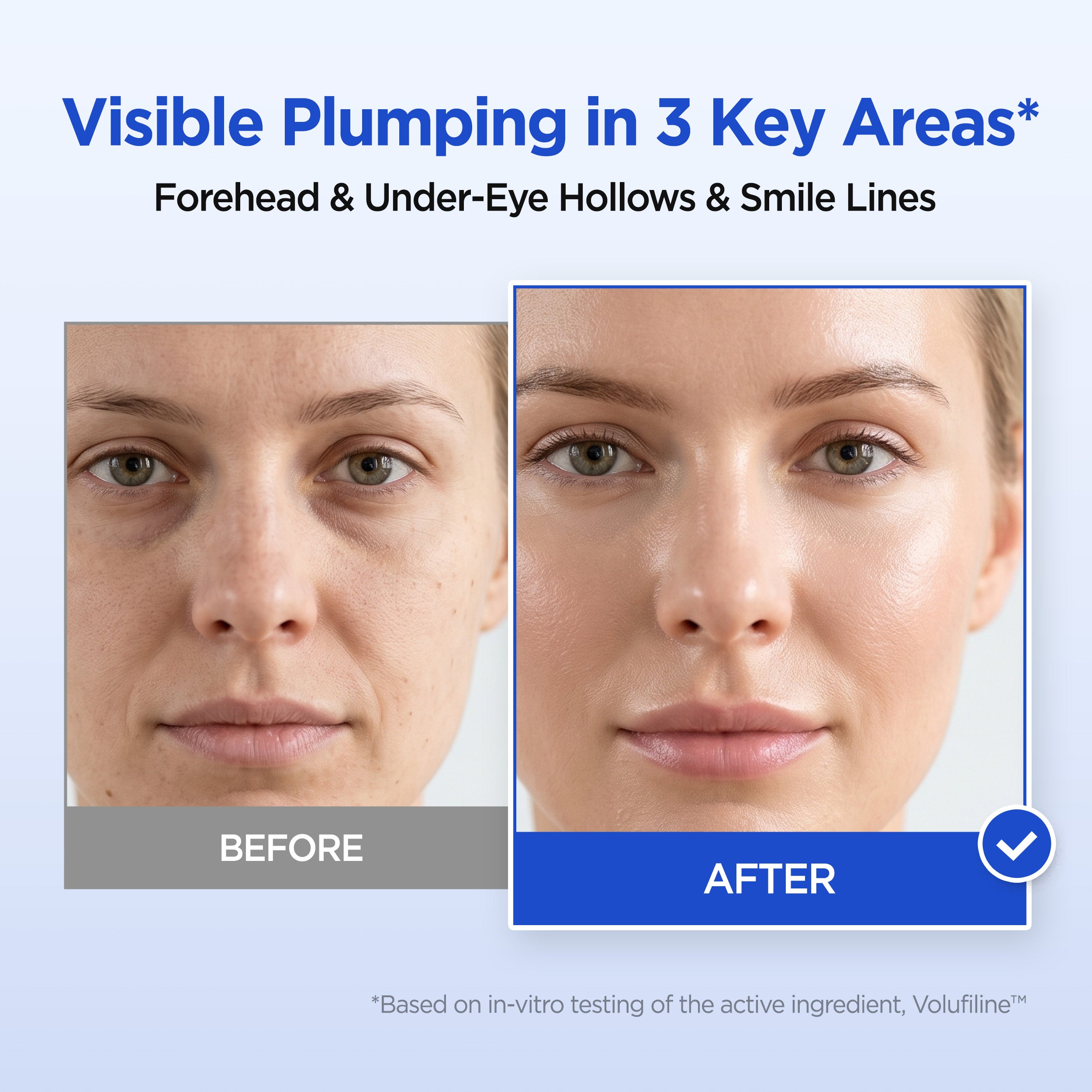 THEPURI Volufiline Booster Serum 0.33 fl oz (10ml), Sederma France Face Volume Look Plumping Ampoule