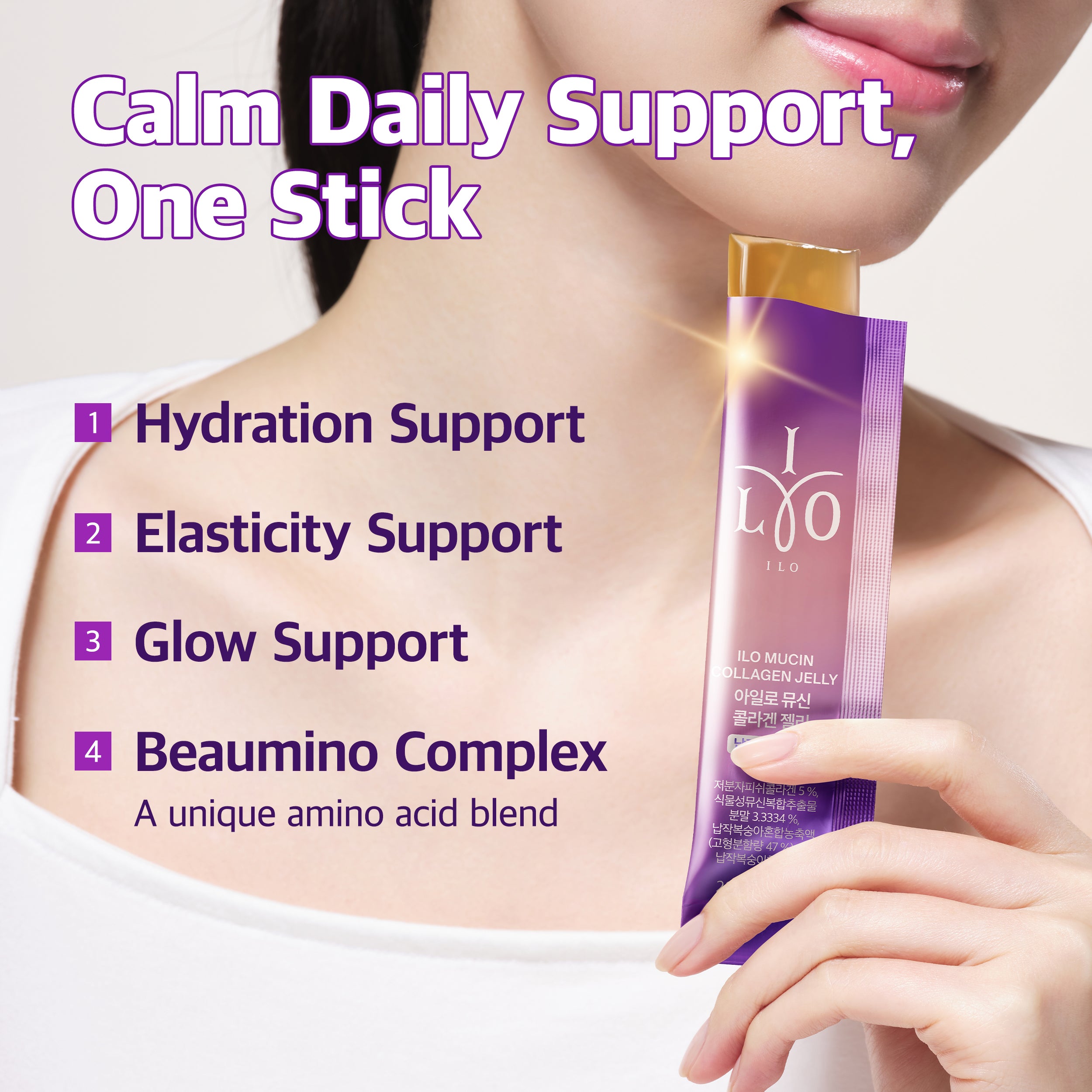 ILO Mucin Collagen Jelly for Women 10 Count