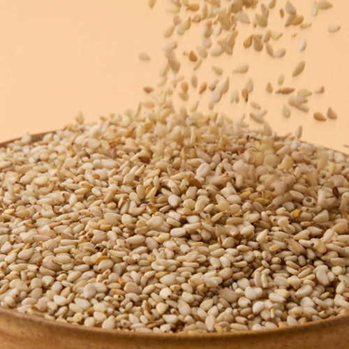 BEYOND EARTH Korean Traditional Roasted Unhulled Sesame Seeds 170g - Rich with Fiber & Minerals