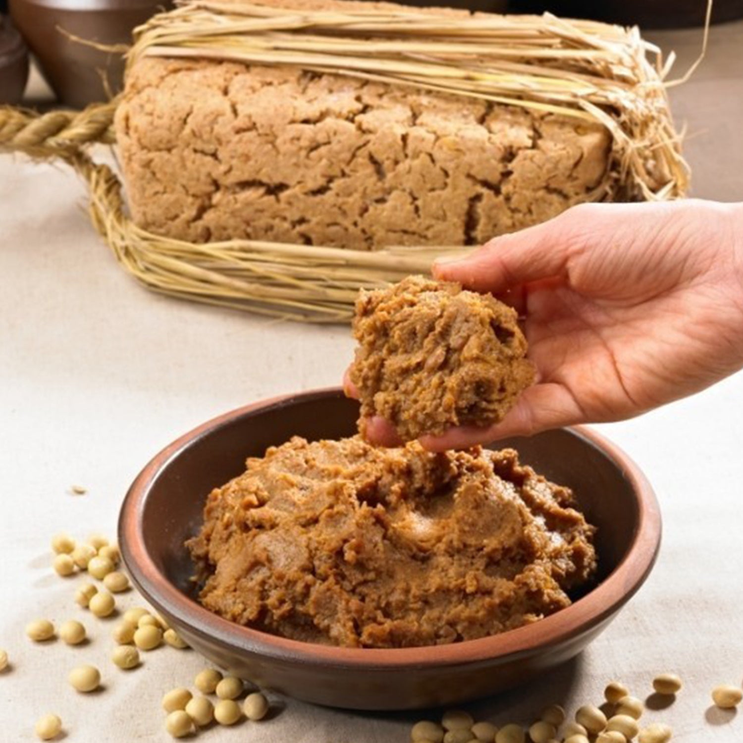 BEYOND EARTH Korean Traditional Doenjang, Fermented Soybean Paste, 1.1 Pound