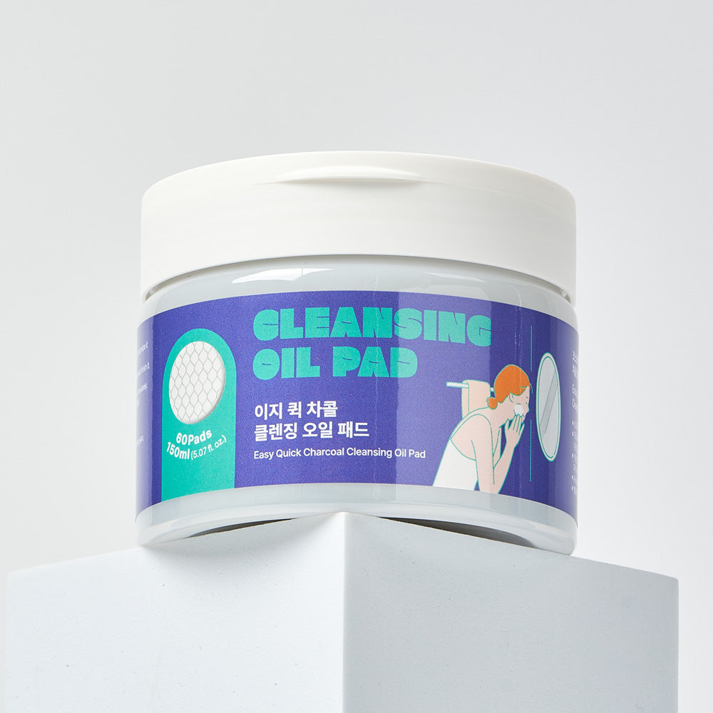 The CosmoFactory Easy Quick Charcoal Cleansing Oil Pad
