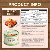 BEYONDEARTH Korean Canned Kimchi, Napa Cabbage Kimchi, Naturally Fermented 3 Pacl