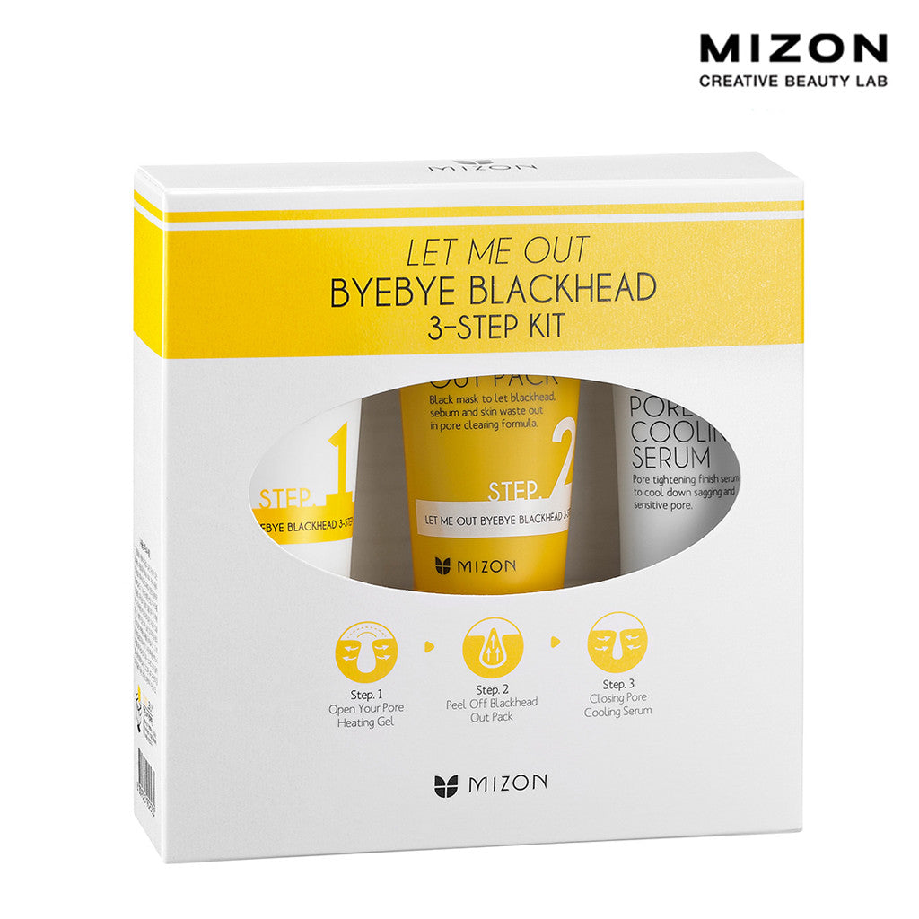 Let Me Out Bye Bye Black Head 3-Step Kit