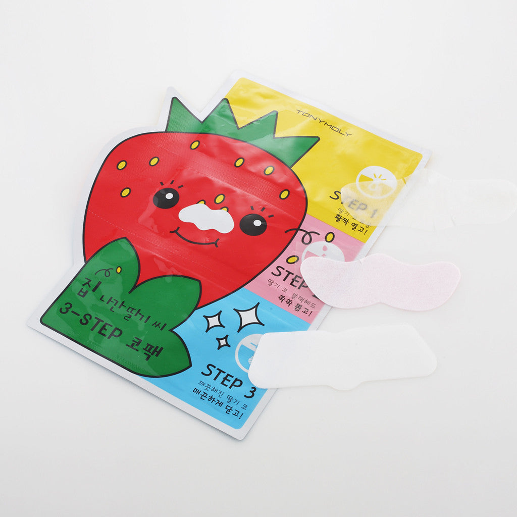 Seedless Strawberry Seeds 3-step Nose Pack