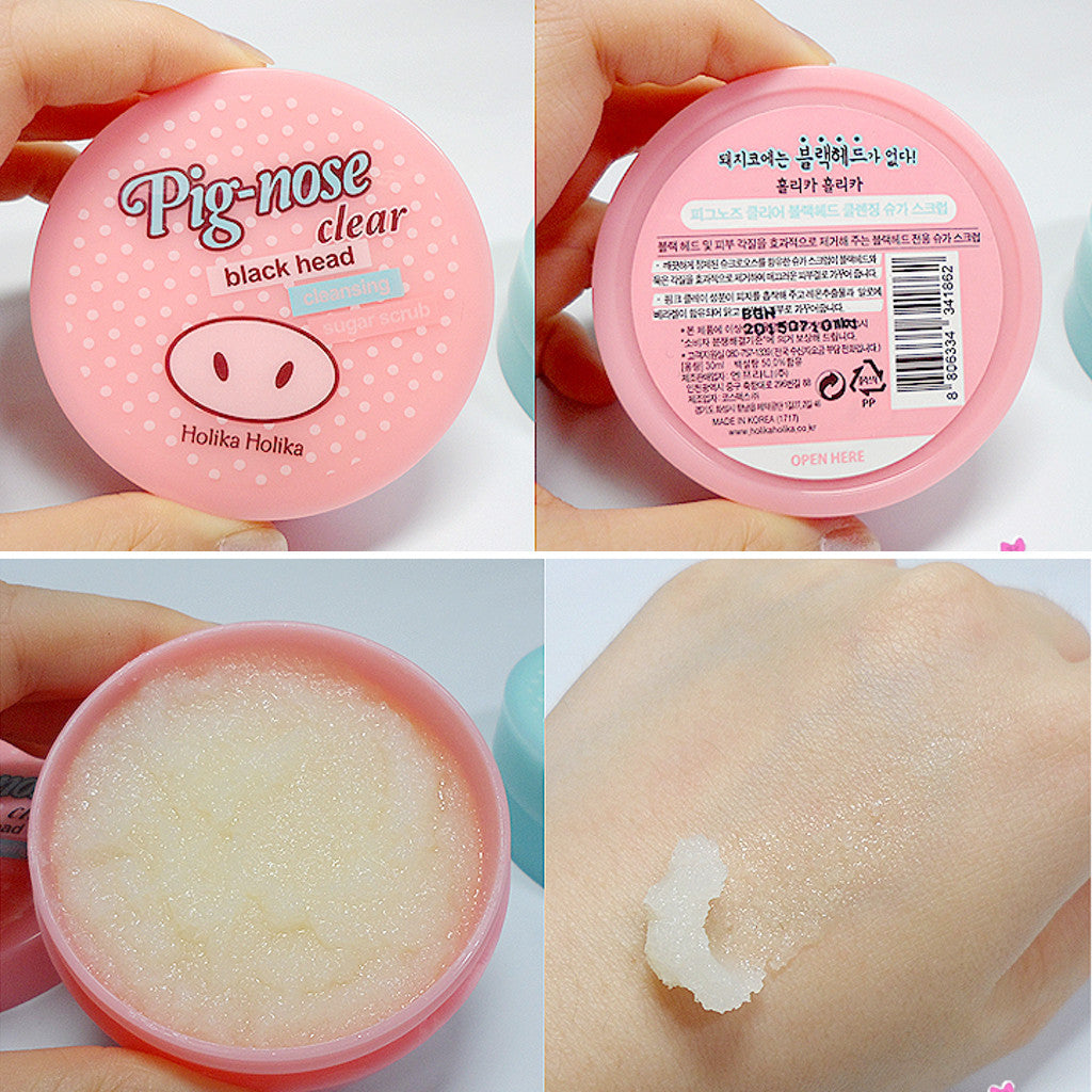 Pig Nose Clear Black Head Cleansing Sugar Scrub 30ml