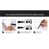 Kill Black Waterproof Brush Liner 0.55ml